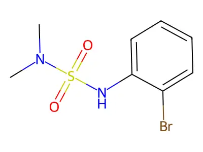 [(2-Bromophenyl)sulfamoyl]dimethylamine structure