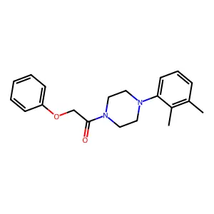 1-[4-(2,3-Dimethylphenyl)piperazin-1-yl]-2-phenoxyethanone structure
