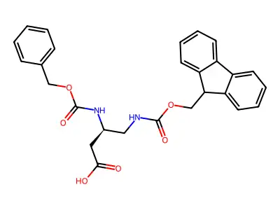 Z-Dbu(Fmoc) (R) structure