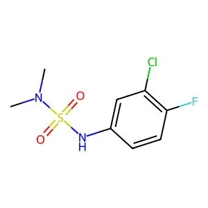 2-Chloro-4-(dimethylsulfamoylamino)-1-fluorobenzene structure