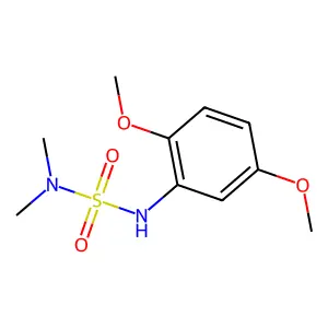 (2,5-Dimethoxyphenyl)[(dimethylamino)sulfonyl]amine structure