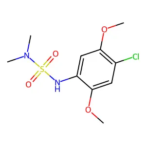 1-Chloro-4-(dimethylsulfamoylamino)-2,5-dimethoxybenzene structure