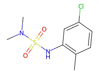 [(5-Chloro-2-methylphenyl)sulfamoyl]dimethylamine structure