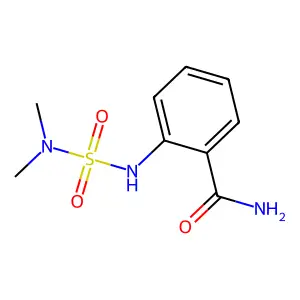 2-(Dimethylsulfamoylamino)benzamide structure