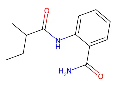 2-(2-Methylbutanoylamino)benzamide structure