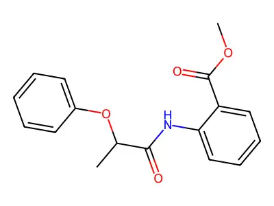 Methyl 2-(2-phenoxypropanoylamino)benzoate structure