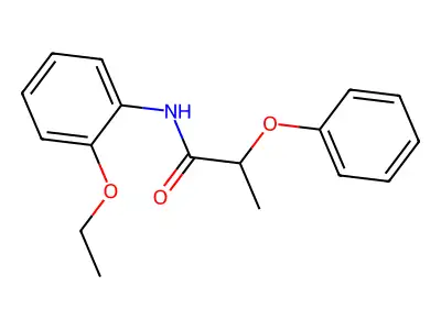 N-(2-ethoxyphenyl)-2-phenoxypropanamide structure