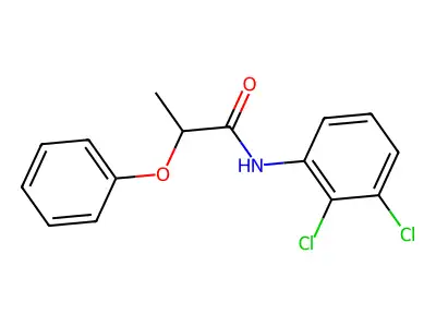 N-(2,3-dichlorophenyl)-2-phenoxypropanamide structure
