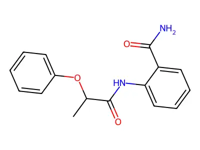2-(2-Phenoxypropanoylamino)benzamide structure