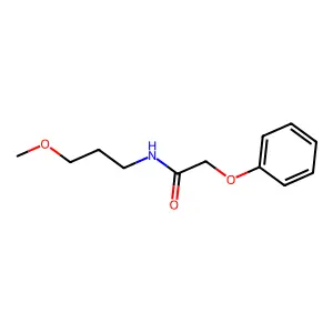 N-(3-methoxypropyl)-2-phenoxyacetamide structure