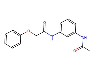 N-[3-(acetylamino)phenyl]-2-phenoxyacetamide structure