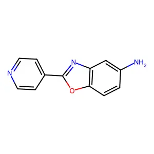 2-Pyridin-4-yl-benzooxazol-5-ylamine structure