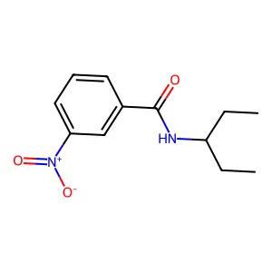 3-nitro-N-(pentan-3-yl)benzamide structure