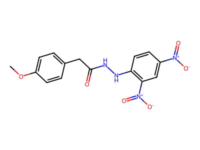 N'-(2,4-Dinitrophenyl)-2-(4-methoxyphenyl)acetohydrazide structure