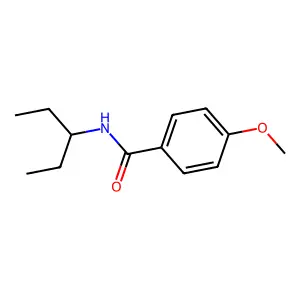 4-methoxy-N-(pentan-3-yl)benzamide structure