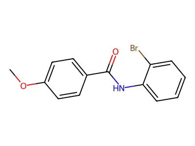 N-(2-bromophenyl)-4-methoxybenzamide structure