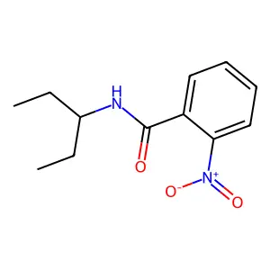 2-nitro-N-(pentan-3-yl)benzamide structure