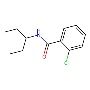 2-chloro-N-(pentan-3-yl)benzamide structure