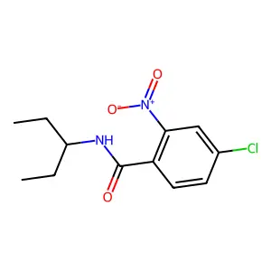 4-chloro-2-nitro-N-(pentan-3-yl)benzamide structure