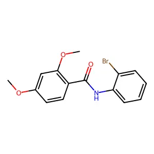 N-(2-bromophenyl)-2,4-dimethoxybenzamide structure