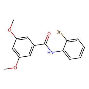 N-(2-bromophenyl)-3,5-dimethoxybenzamide structure