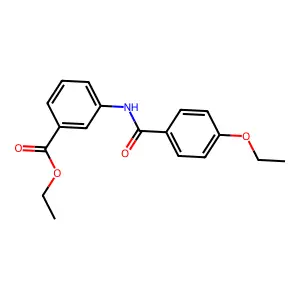 Ethyl 3-[(4-ethoxybenzoyl)amino]benzoate structure