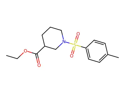 Ethyl 1-tosylpiperidine-3-carboxylate structure