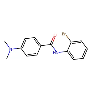 N-(2-bromophenyl)-4-(dimethylamino)benzamide structure