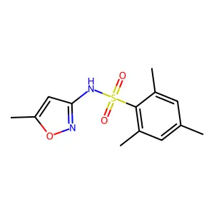 (5-Methylisoxazol-3-YL)((2,4,6-trimethylphenyl)sulfonyl)amine structure