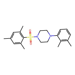 1-(2,3-Dimethylphenyl)-4-(mesitylsulfonyl)piperazine structure