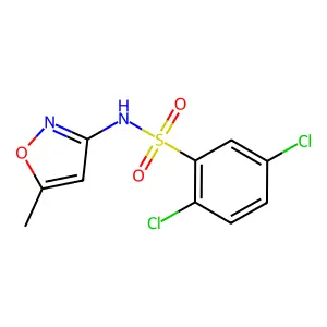 (5-Methylisoxazol-3-YL)((2,5-dichlorophenyl)sulfonyl)amine structure