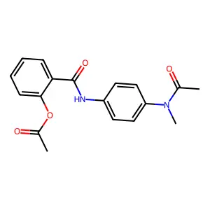 2-({4-[Acetyl(methyl)amino]phenyl}carbamoyl)phenyl acetate structure