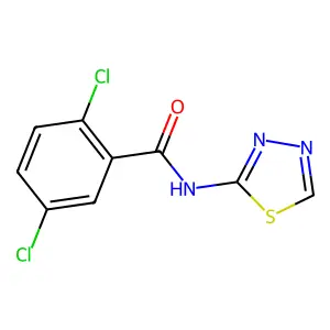 2,5-dichloro-N-(1,3,4-thiadiazol-2-yl)benzamide structure