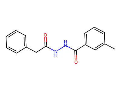 3-methyl-N'-(phenylacetyl)benzohydrazide structure