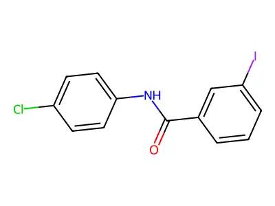 N-(4-chlorophenyl)-3-iodobenzamide structure
