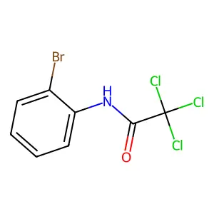 Trichloroacetamide, N-(2-bromophenyl)- structure