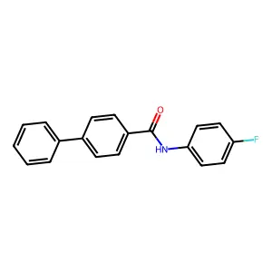 N-(4-fluorophenyl)-4-phenylbenzamide structure