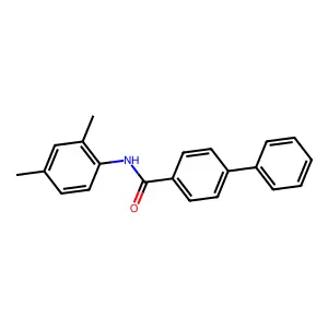 N-(2,4-dimethylphenyl)[1,1'-biphenyl]-4-carboxamide structure