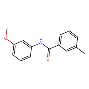 N-(3-methoxyphenyl)-3-methylbenzamide structure