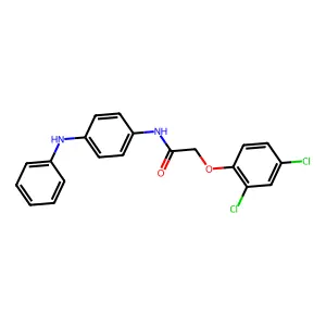 N-(4-anilinophenyl)-2-(2,4-dichlorophenoxy)acetamide structure