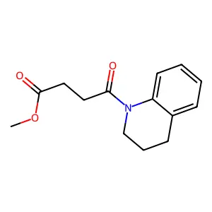 methyl 4-(3,4-dihydroquinolin-1(2H)-yl)-4-oxobutanoate structure