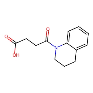 4-(3,4-Dihydro-2H-quinolin-1-yl)-4-oxo-butyric acid structure