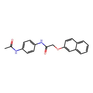 N-(4-Acetamidophenyl)-2-[(naphthalen-2-yl)oxy]acetamide structure