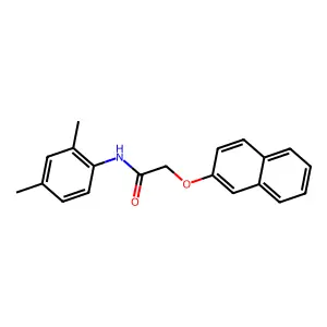 N-(2,4-dimethylphenyl)-2-(2-naphthyloxy)acetamide structure