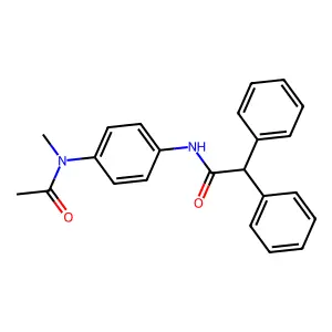 N-[4-(Acetylmethylamino)phenyl]-alpha-phenylbenzeneacetamide structure