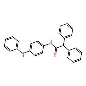 N-(4-anilinophenyl)-2,2-diphenylacetamide structure