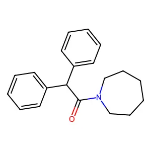1-(Azepan-1-yl)-2,2-diphenylethanone structure
