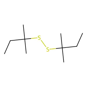 Di-tert-pentyl disulphide structure