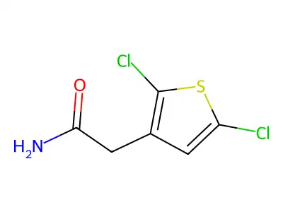 2',5'-Dichloro-3-thiopheneacetamide structure