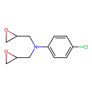 4-Chloro-N,N-bis[(oxiran-2-yl)methyl]aniline structure